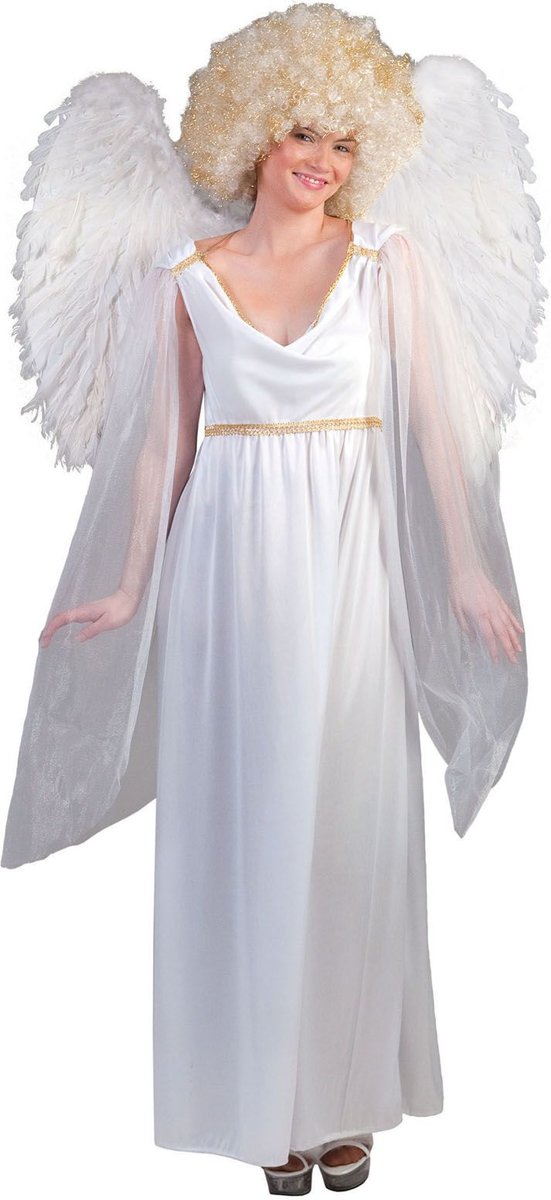 Engel Kostuum | Engel Uit De Hemel | Vrouw | Maat 36-38 | Carnaval kostuum | Verkleedkleding